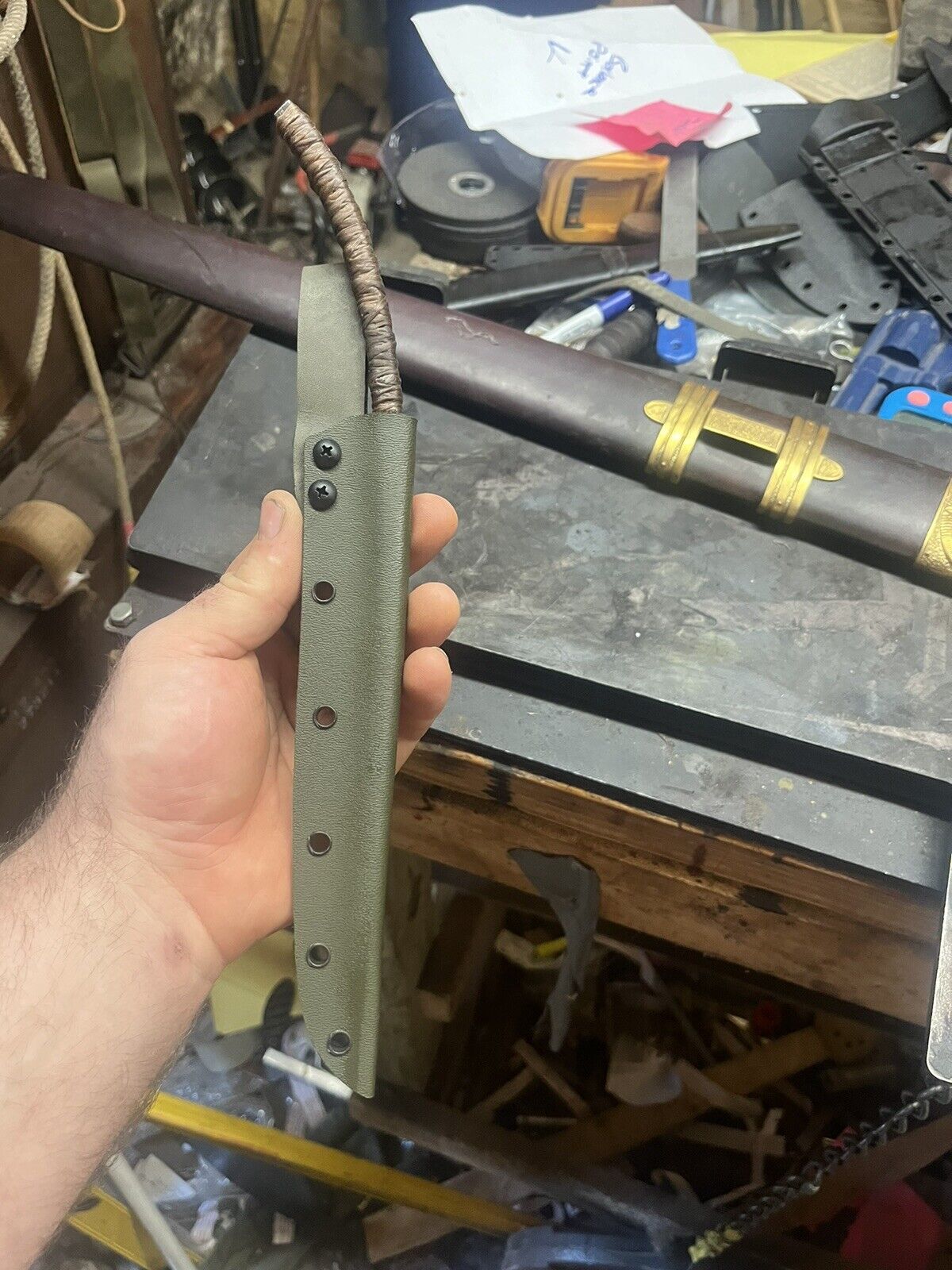 Custom WW2 Style French resistance Hay Fork/ Pitchfork tine Clandestine Knife