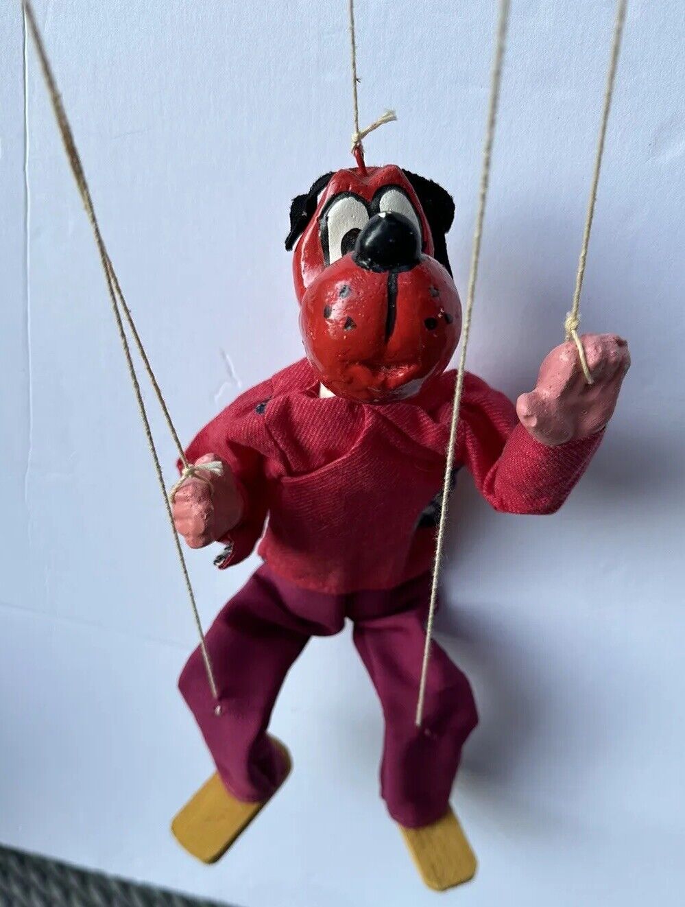 Antique Marionette Disney Pluto Puppet Rare 30’s Collectible Vintage Wall Hanger