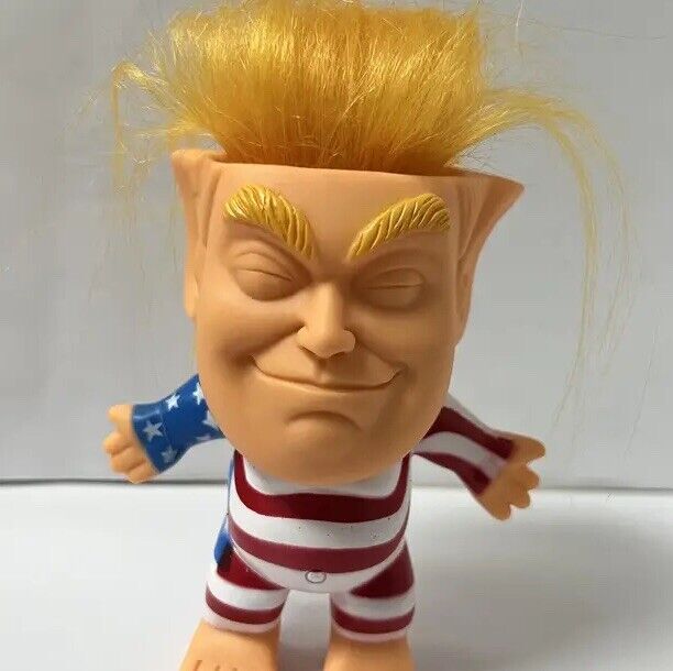 4” President Donald Trump Troll Doll, Patriotic, MAGA, Make America Great Again