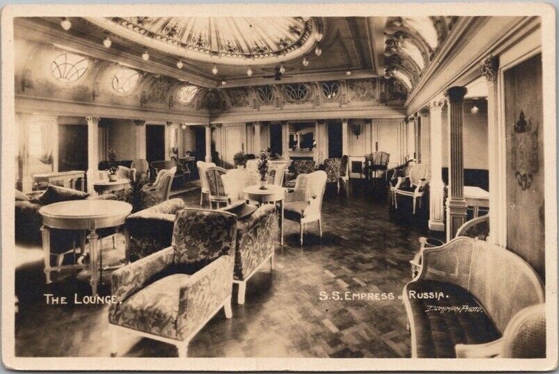 c1910s S.S. EMPRESS OF RUSSIA Steamship RPPC Real Photo Postcard \