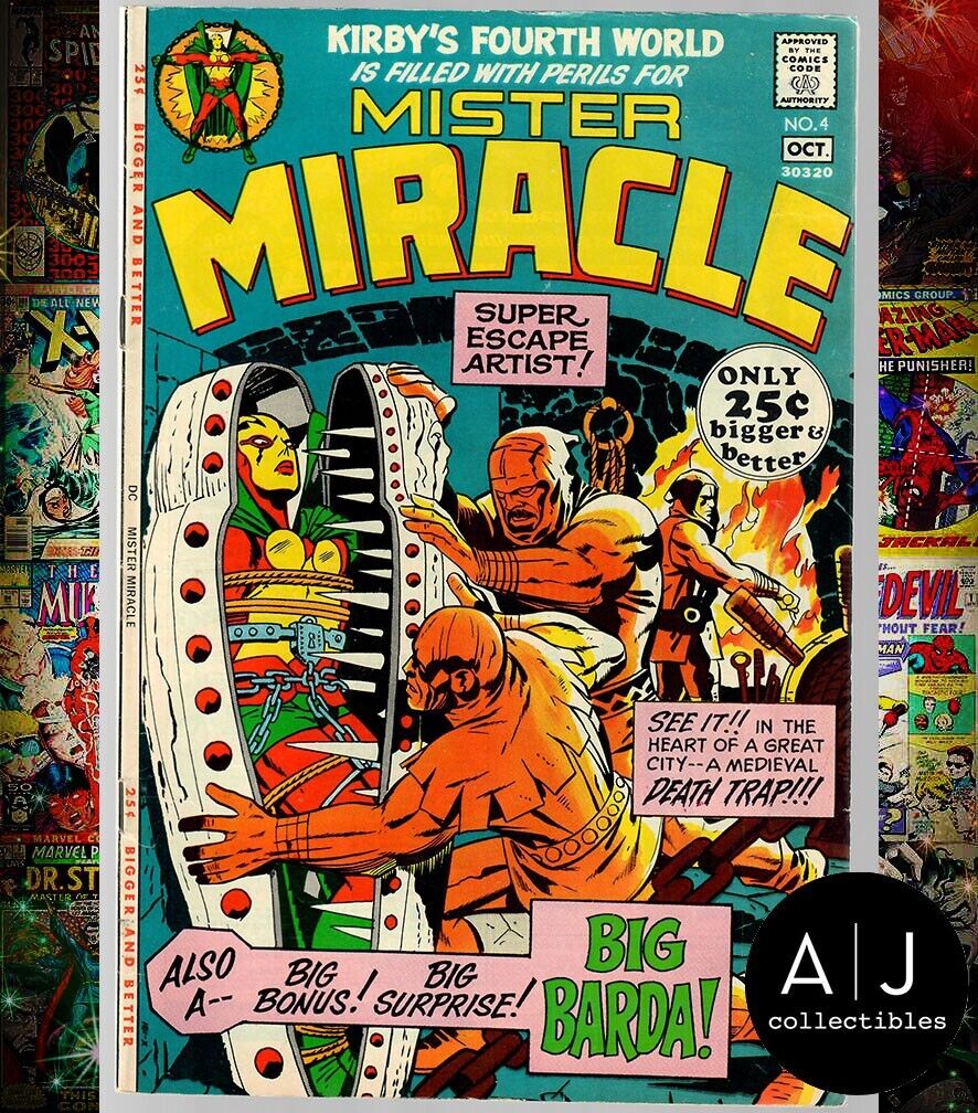 Mister Miracle #4 FN+ 6.5 1971 1st app Big Barda