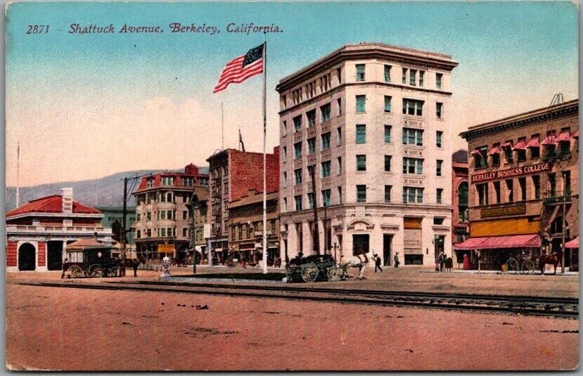 Vintage 1910s Berkeley, California Postcard \