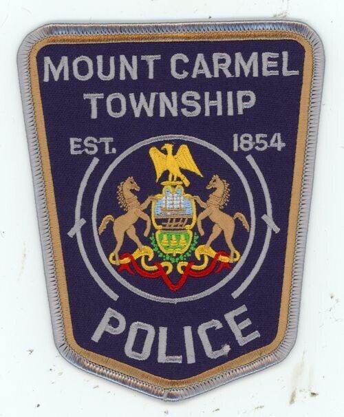 PENNSYLVANIA PA MOUNT CARMEL TOWNSHIP POLICE NICE SHOULDER PATCH SHERIFF