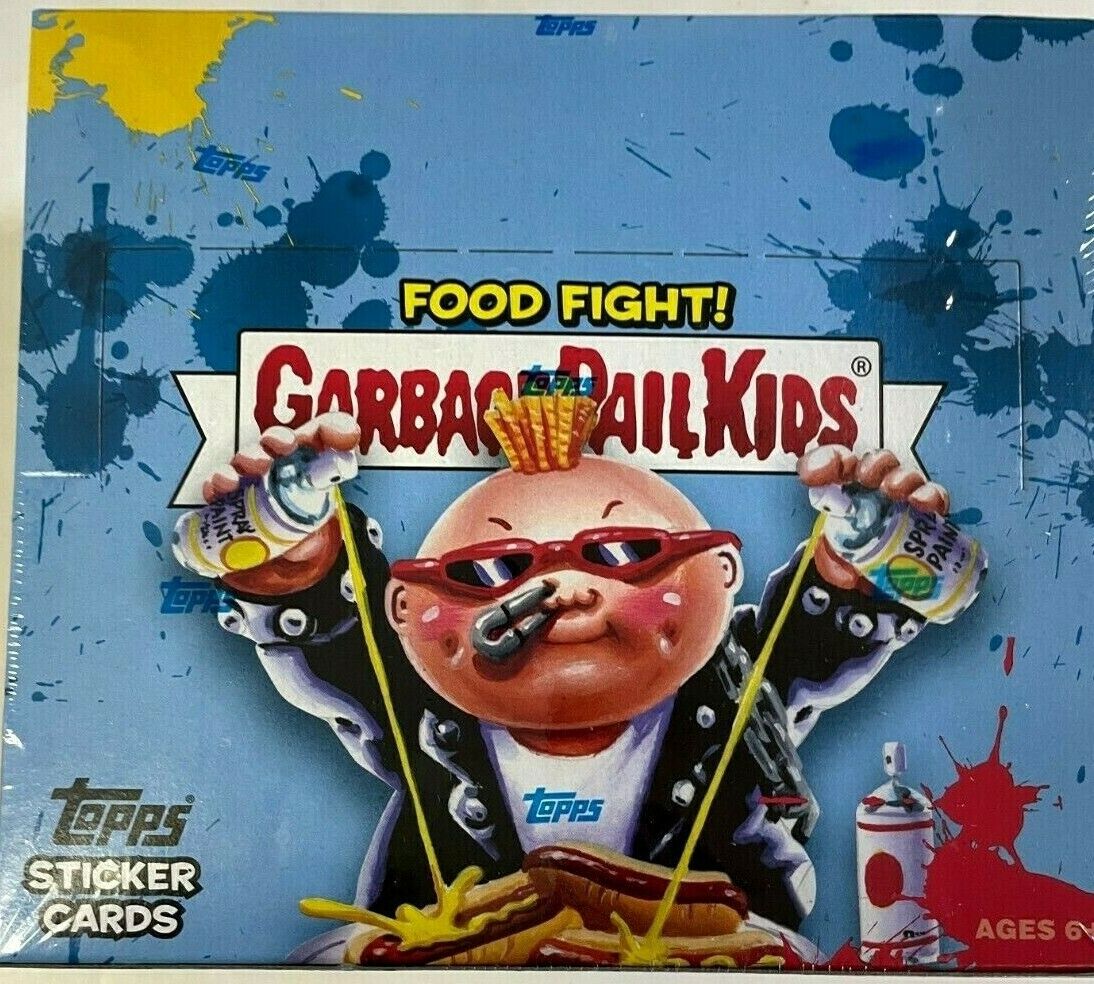2021 TOPPS GARBAGE PAIL KIDS FOOD FIGHT     STICKER CARD BOX