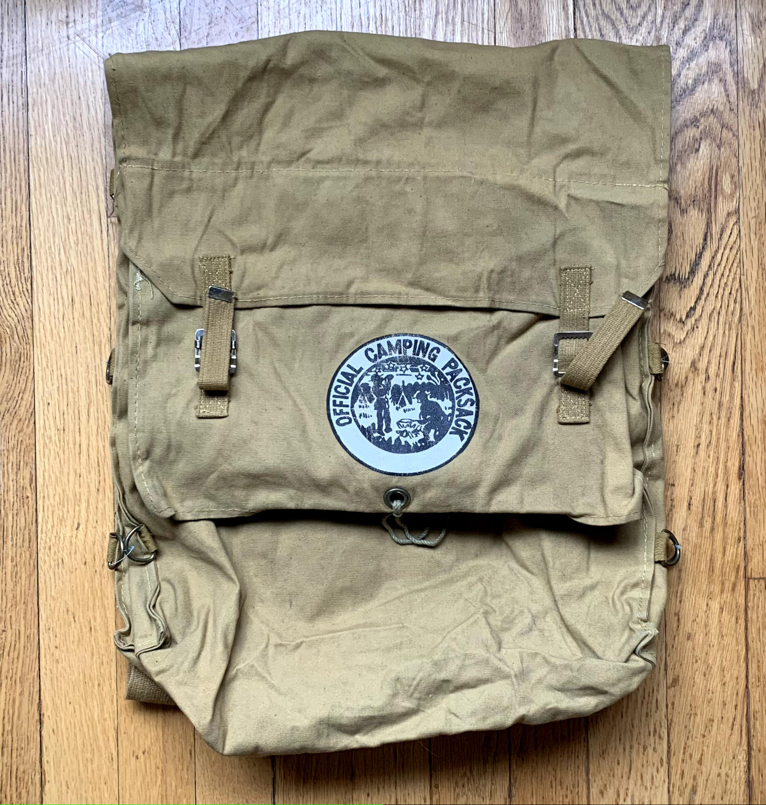 Vintage 50s 60s Boy Scouts Yucca Pack Official Camping Packsack