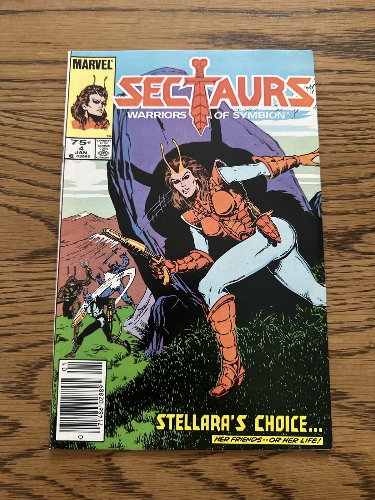 Sectaurs #4 (Marvel Comics 1985) Based on Coleco Action Figure Toy Line NM-