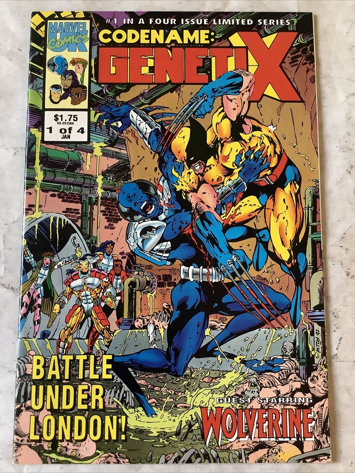 Codename: Genetix #1 (Marvel 1993) Andy Lanning NM