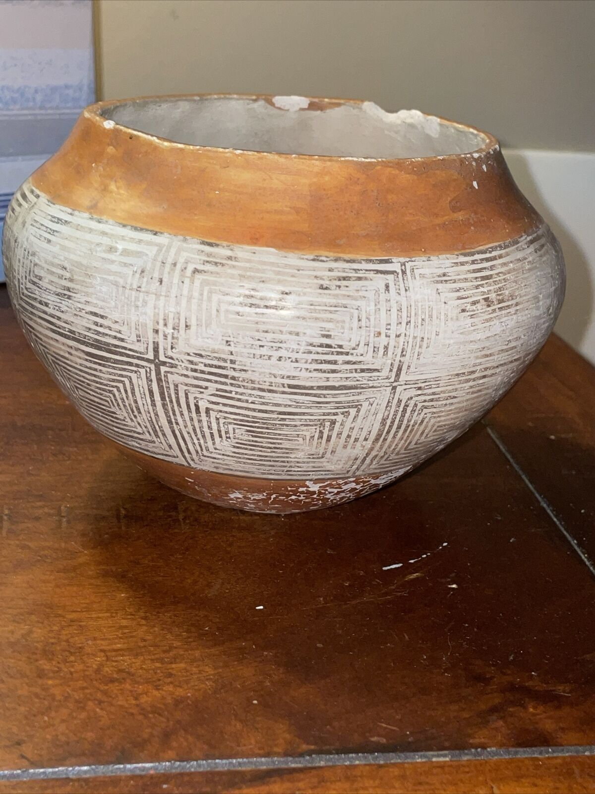 Original Vintage Acoma Pottery Bowl