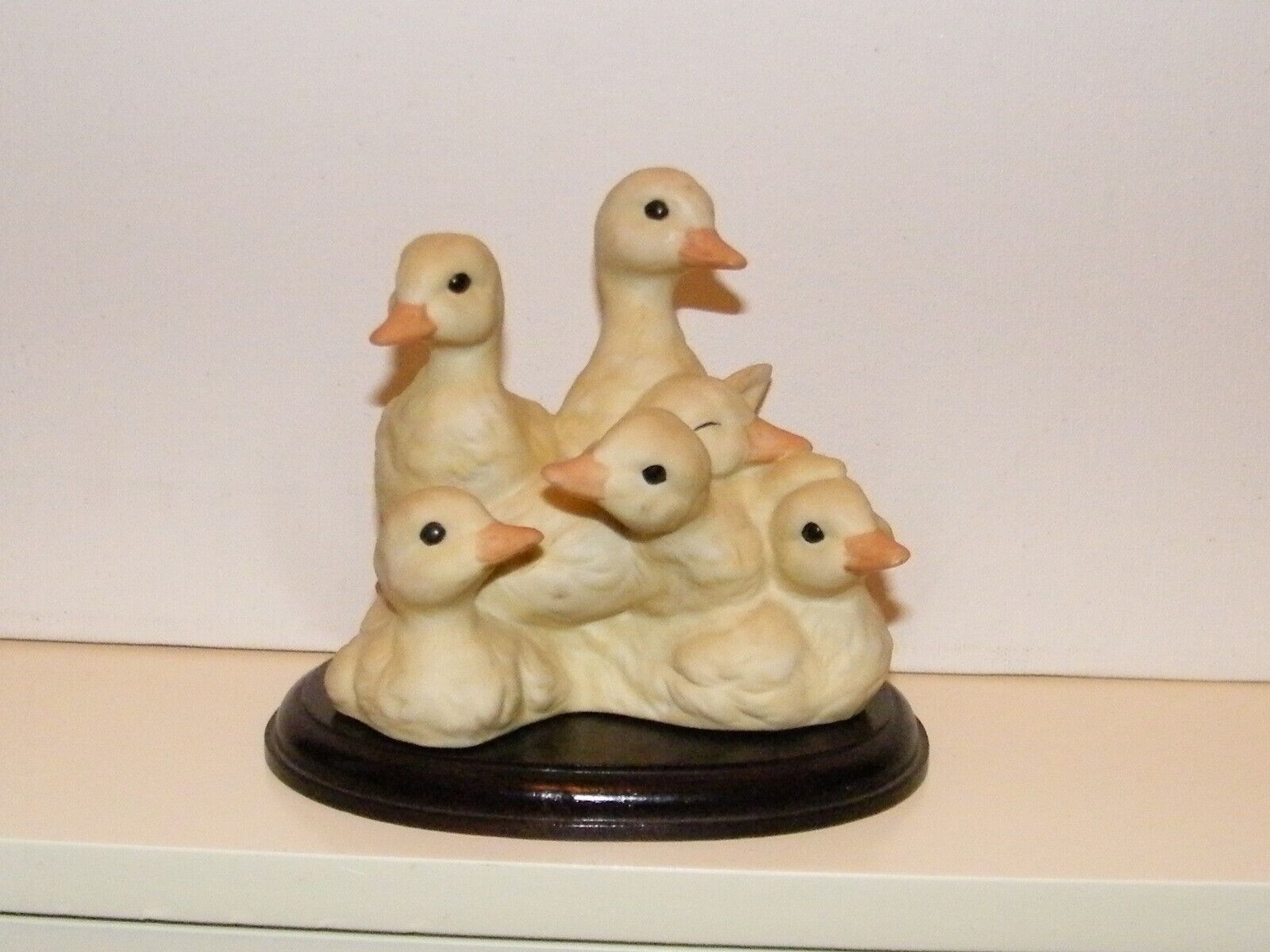 Homeco 1988 Masterpiece Porcelian collection Duckling Pile Figurine 