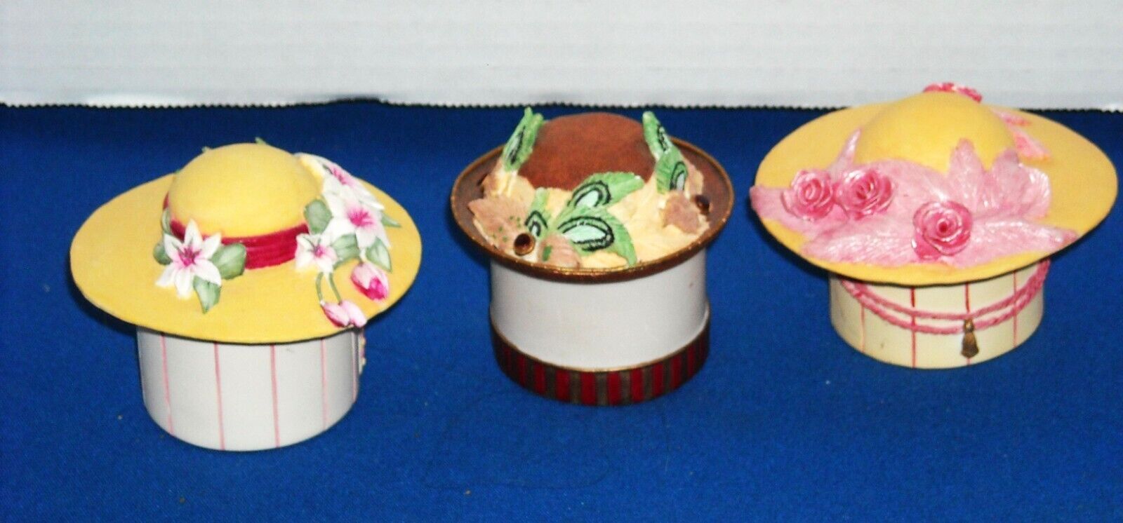 Three Willow Hall Trinket Box Victorian Hats by Jane Asher