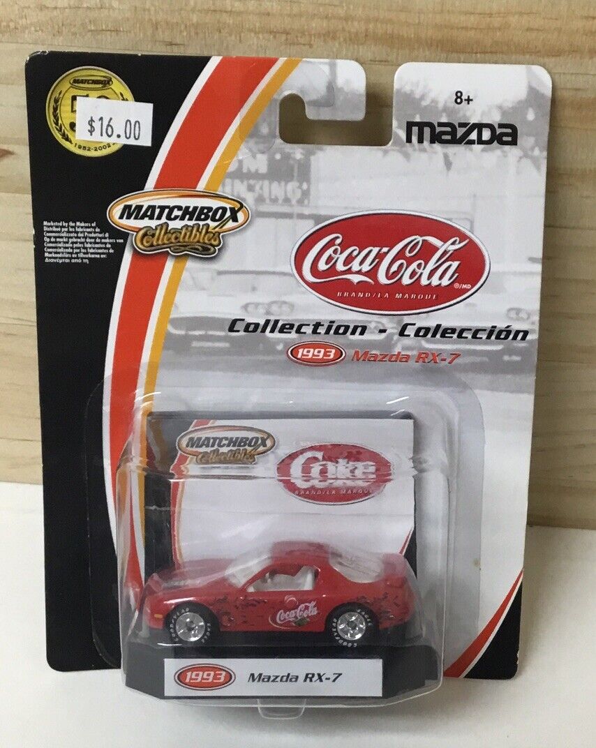 Matchbox Coca-Cola 2001 50th Year Collection 1993 R X-7
