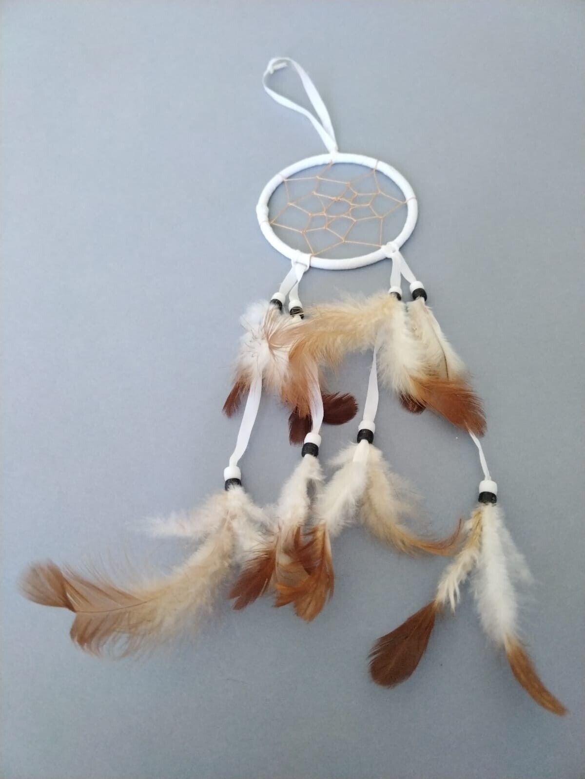 Traditional Indian Style Dream Catcher Color Feathers Native American  35CM Long
