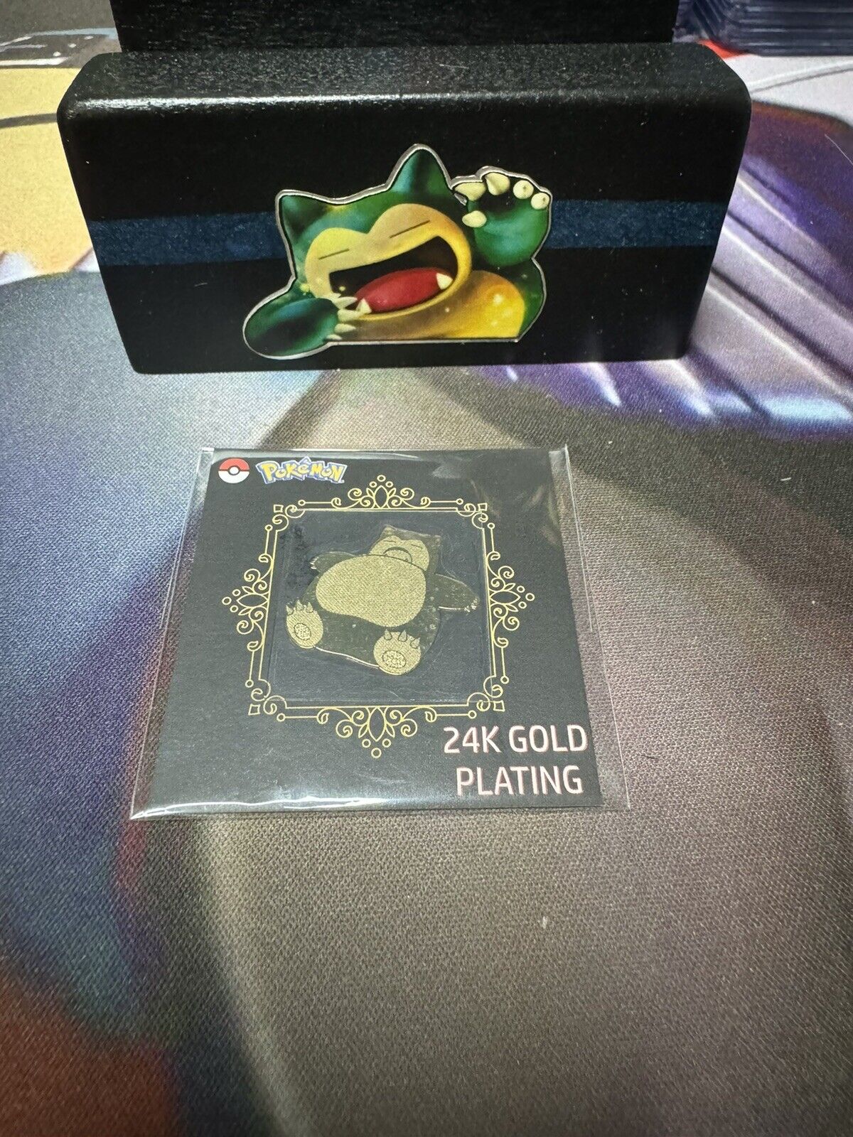 Pokémon 24k Gold Plated Stickers SNORLAX