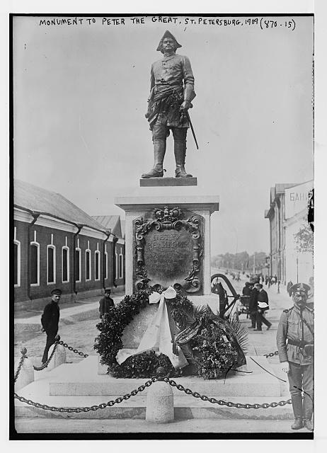 Photo:Monument to Peter the Great,St. Petersburg,Russia,1909