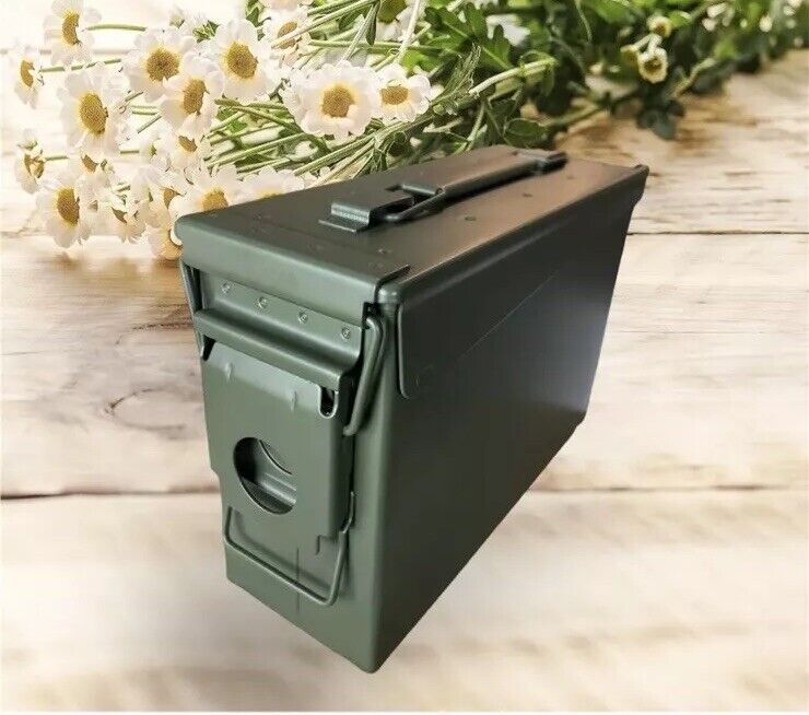 Redneck Convent .30 Cal Metal Ammo Case Can – Green