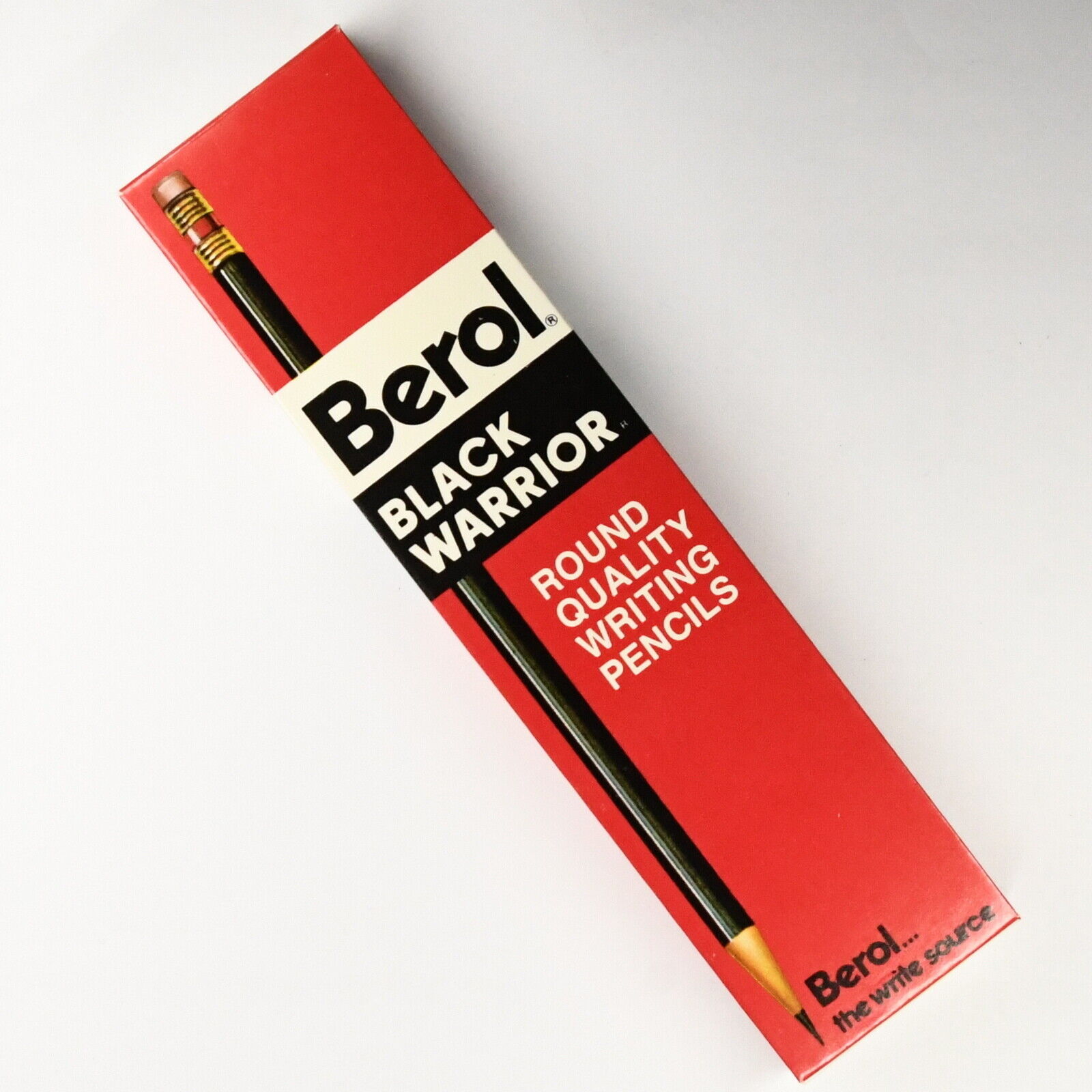 Vintage Berol Black Warrior No 3 Pencils Box of 12 New #3 372 372-3 Medium Hard