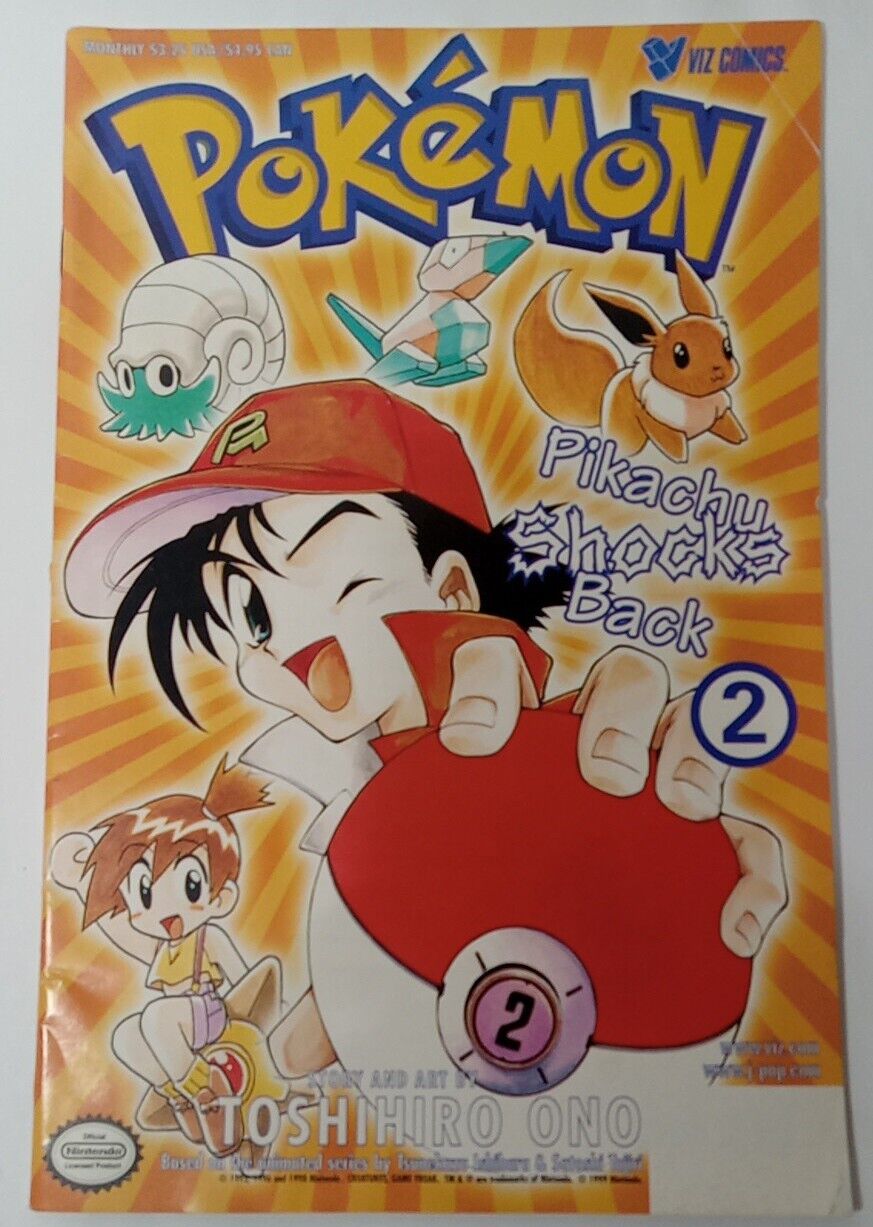 Pokemon Pikachu Shocks Back #2 1999 VIZ Comics Nintendo 6.0