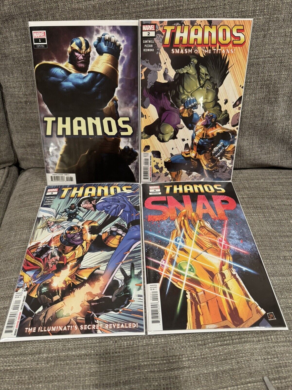 Thanos #1-4 Complete Series With Kendrick Kunkka & Justin Mason Variants 2024