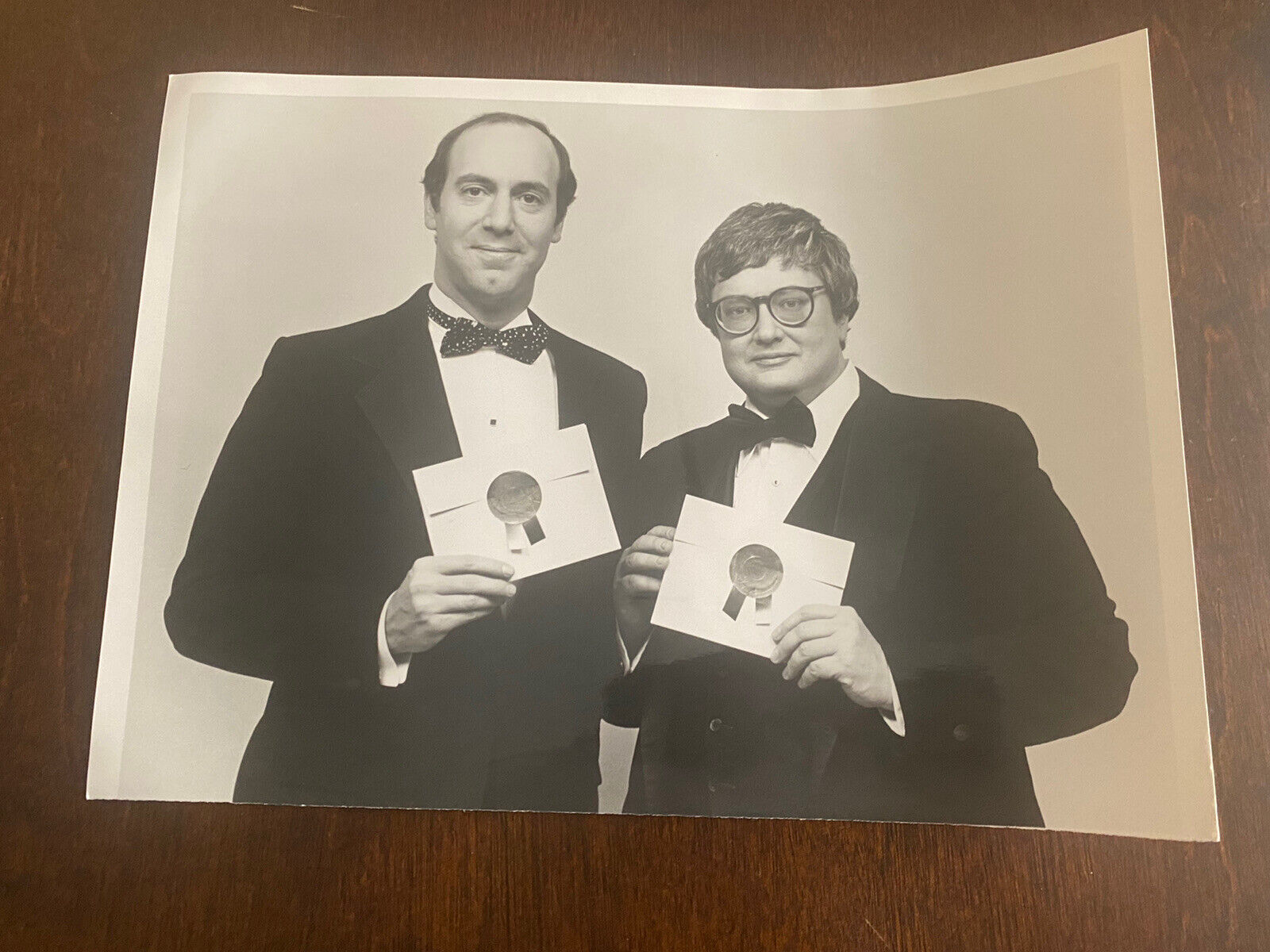 1985 TV Press Kit Photo of Siskel & Ebert- RARE