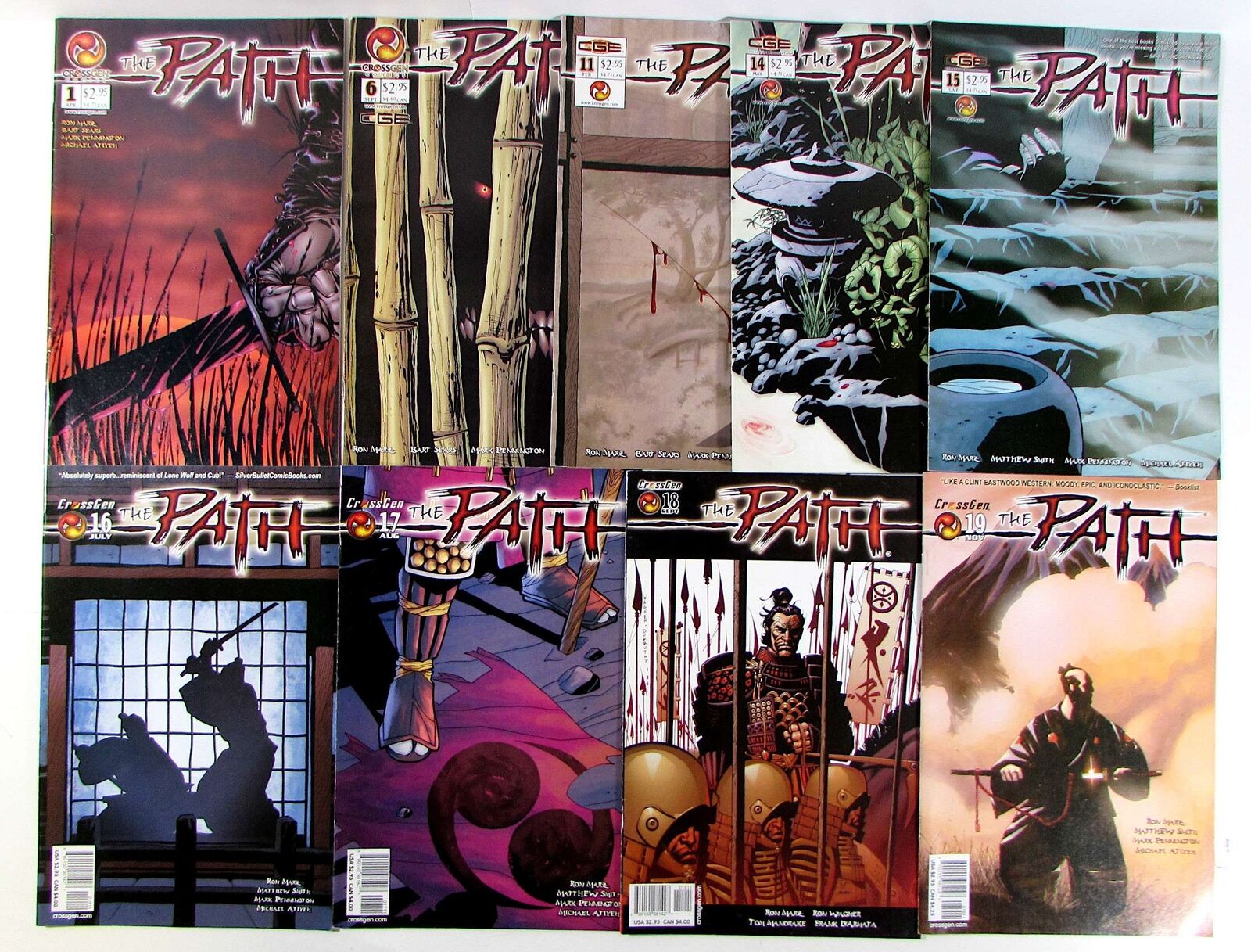 Path Lot of 9 #1,6,11,14,15,16,17,18,19 CrossGen comics 2003 Comic Books