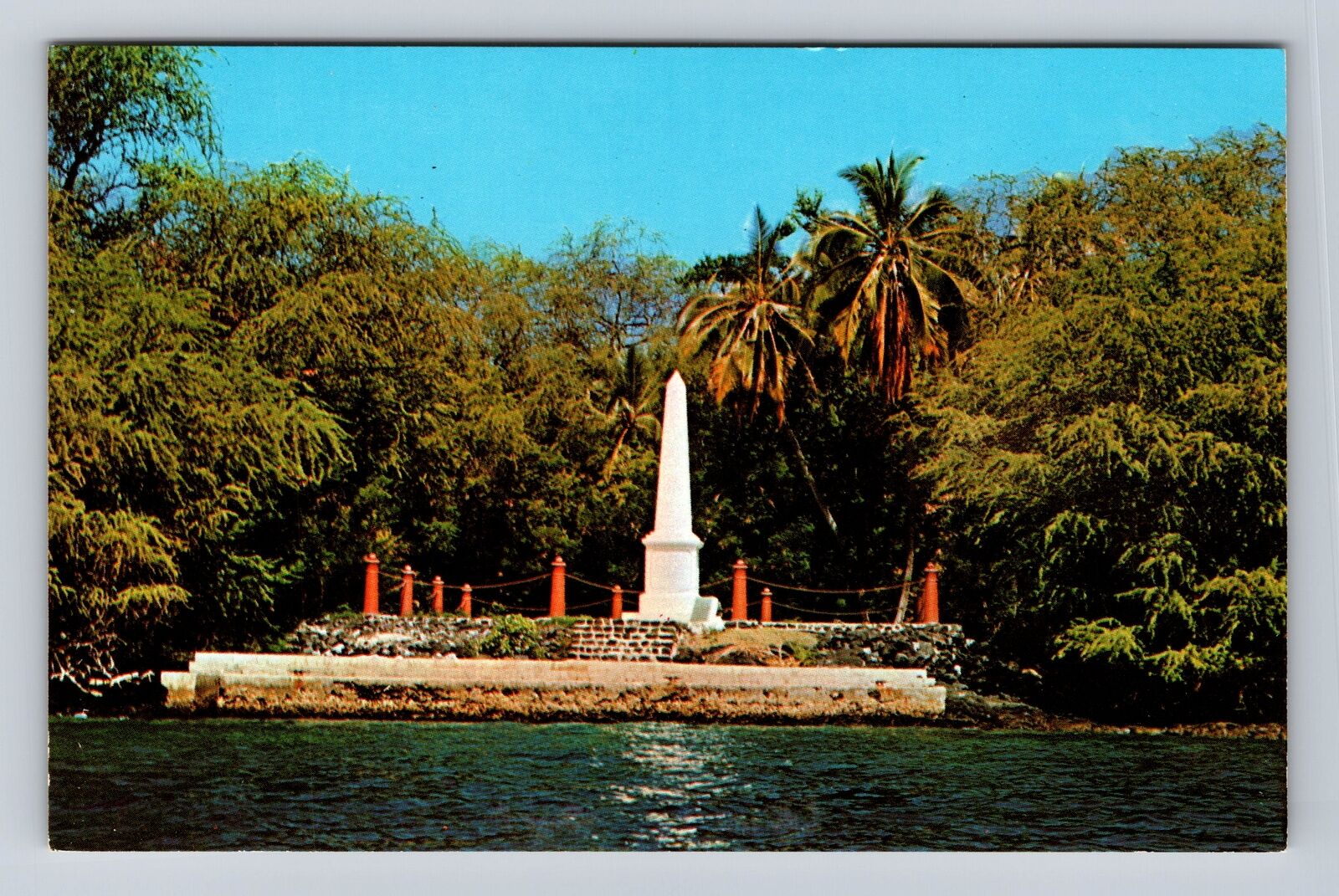 Kealakekua Bay HI-Hawaii, Captain Cook\'s Monument, Antique, Vintage Postcard