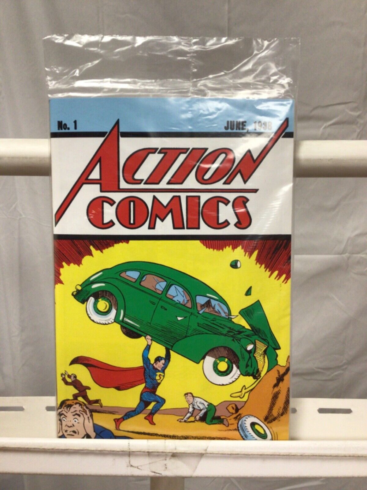Superman Action Comics #1 Loot Crate June 1938 Sealed Reprint W/ COA