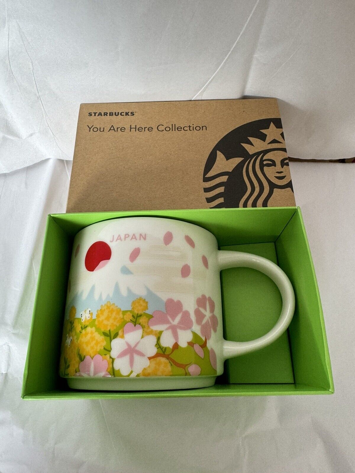 NEW STARBUCKS Japan “YOU ARE HERE” Collection SAKURA SPRING Mug, 414 ml