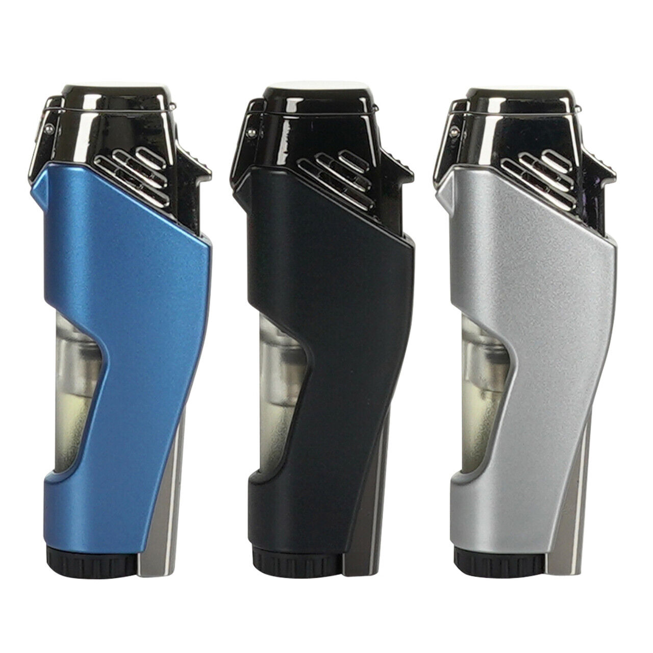 Zico ZD 81 Double Flame Torch Lighter   - CHOOSE COLOR 