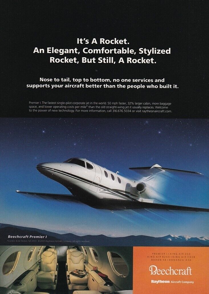 2005 Beechcraft Beechjet Aircraft ad 4/9/2023c