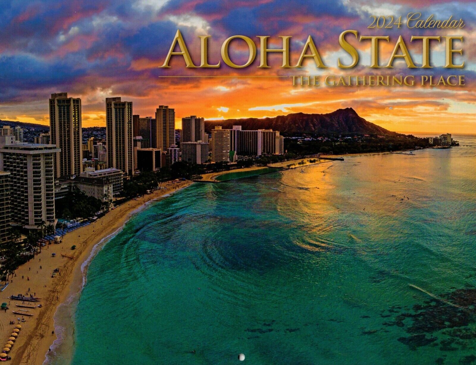 2024 Calendar Aloha State The Gathering Place Great Christmas Gift from Hawaii