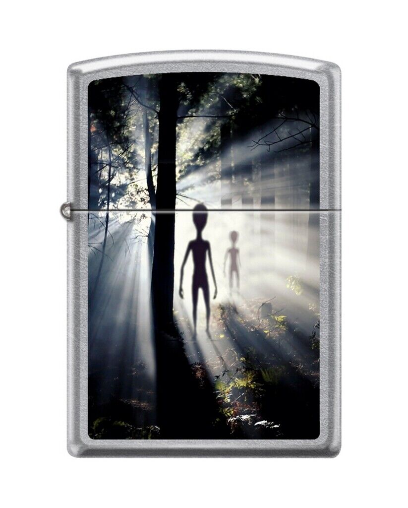 Zippo 82247 aliens in woods forest sci fi spooky Lighter