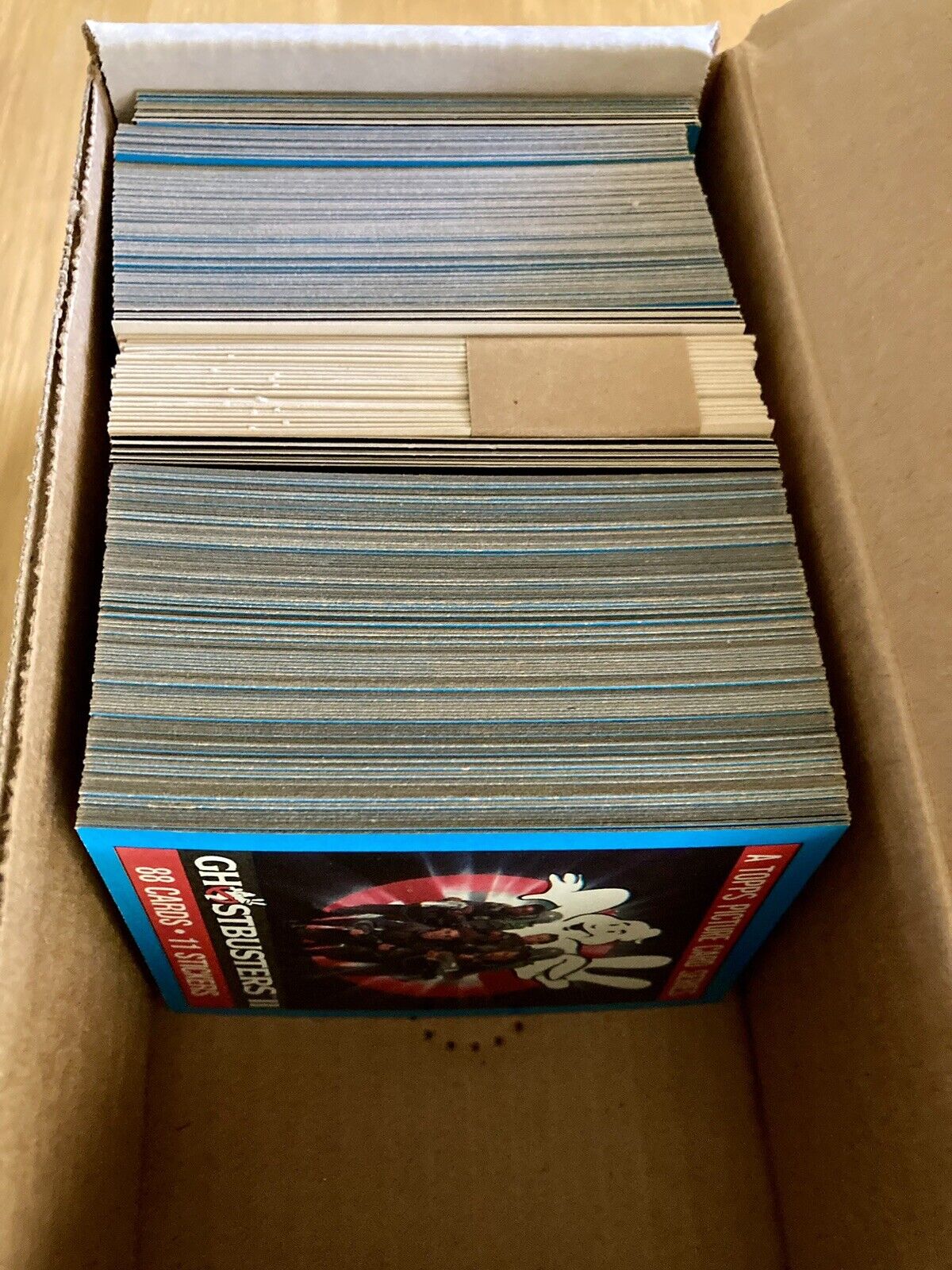 VINTAGE 1989 TOPPS GHOSTBUSTERS 2 COMPLETE 88 CARD SET/11 STICKERS + EXTRA CARDS