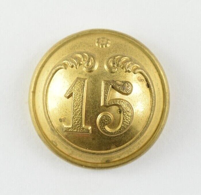 1850s-60s French 15th Regiment Uniform Button L3DT