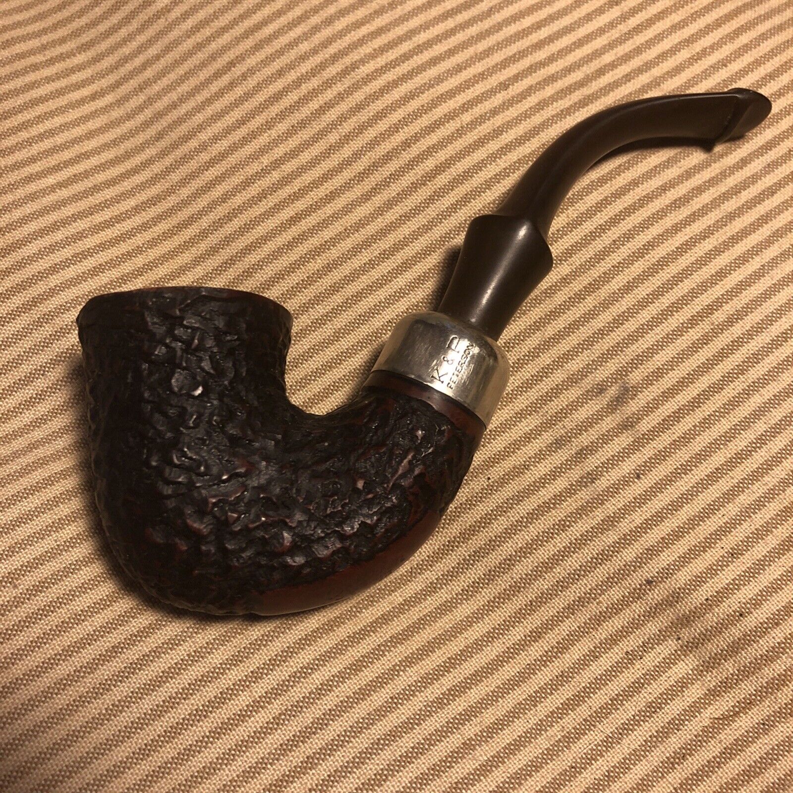 Vintage Peterson 305 System Standard Tobacco Pipe P-Lip Rusticated