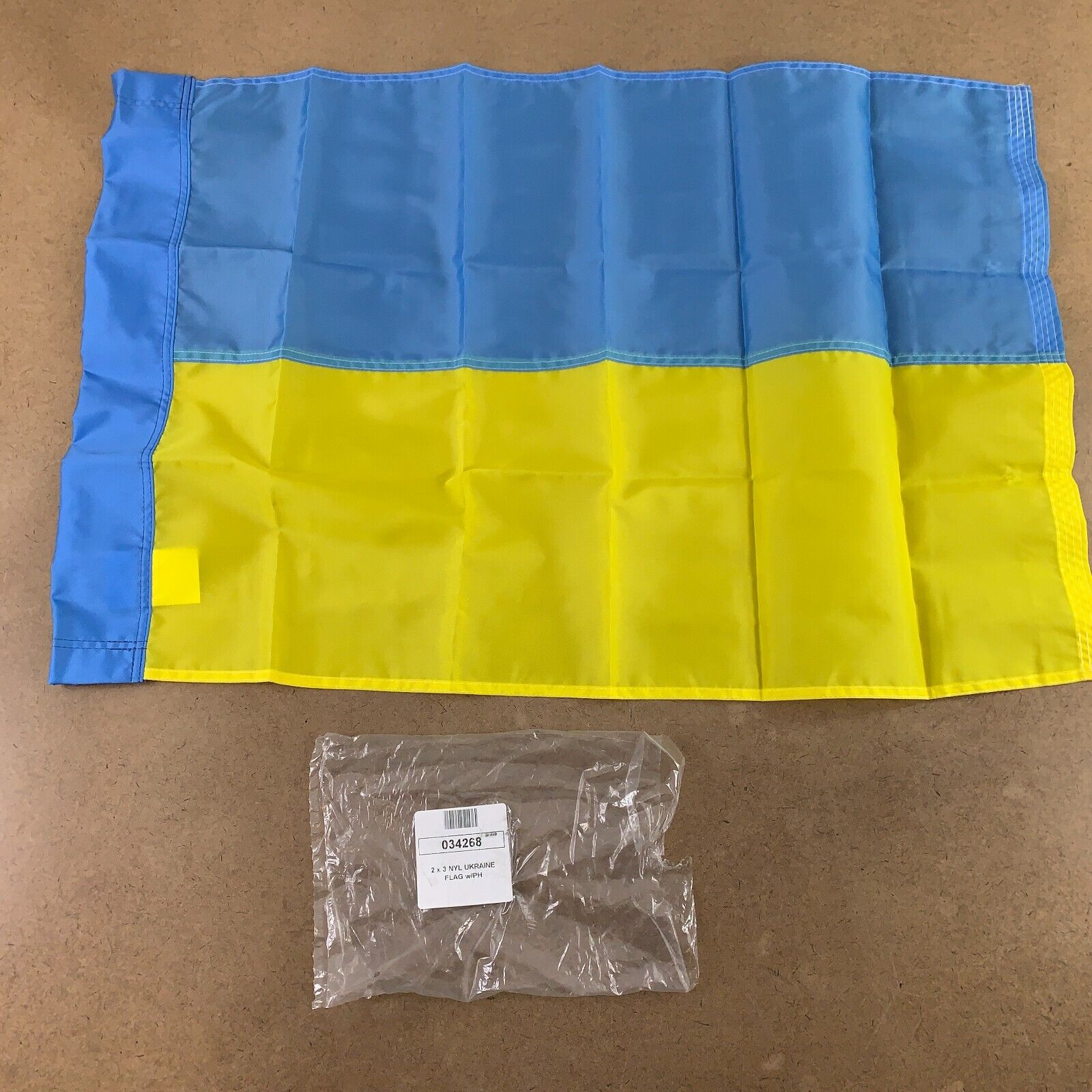 Eder Flag Ukraine 2\' X 3\' Blue Yellow Nylon Flag NWT