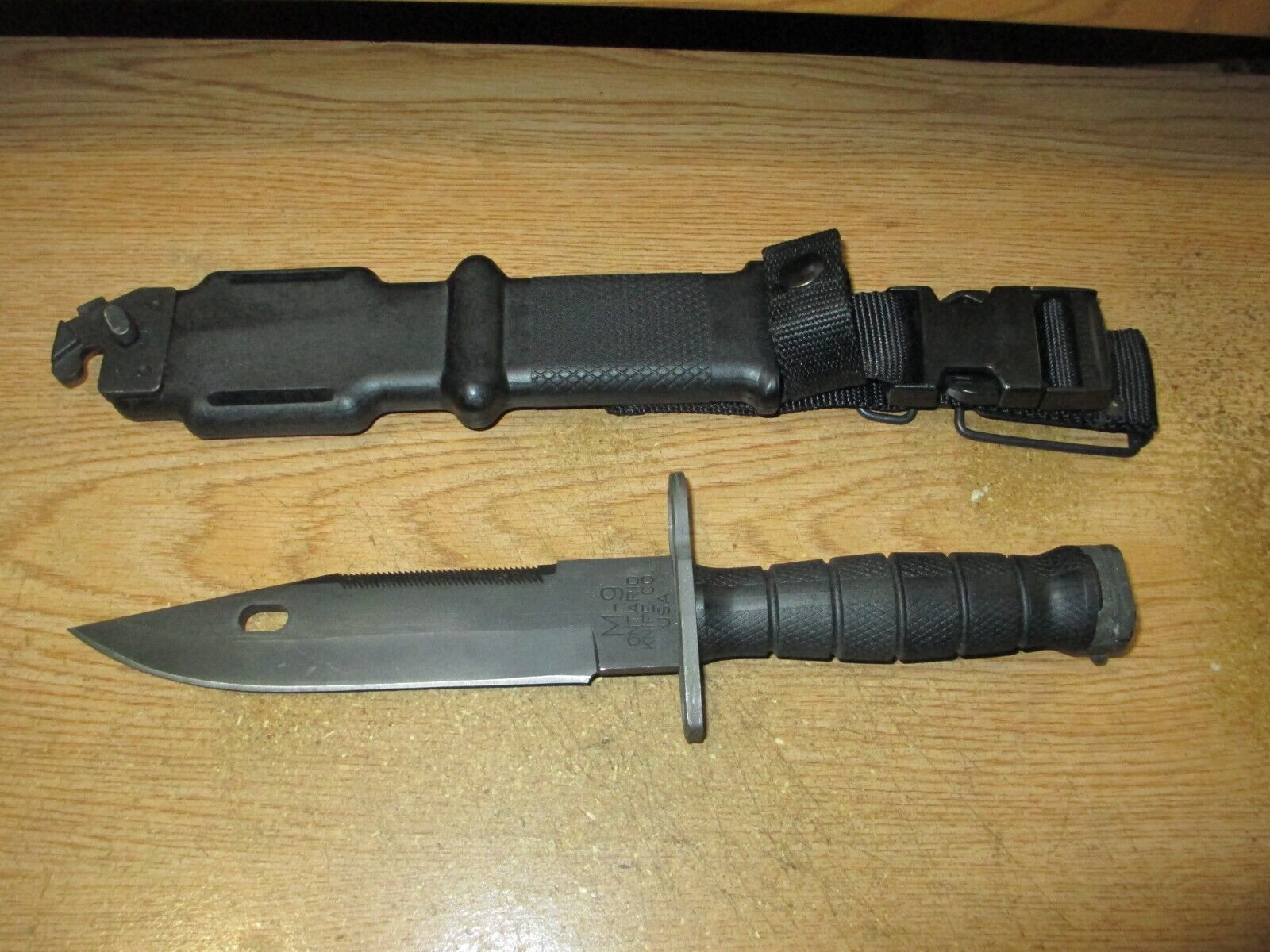 Ontario Knife Co. M9 Bayonet with Scabbard Made In USA  M-9
