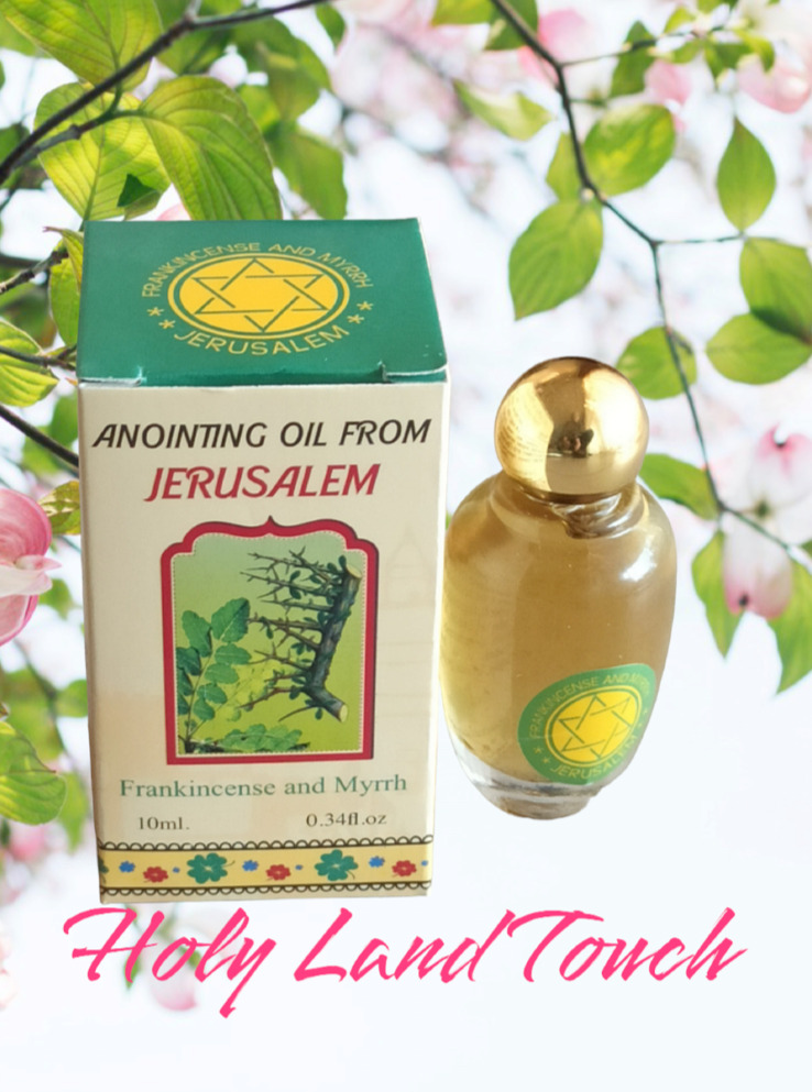 Anointing Oil Frankincense Myrrh Blessed 0.34oz/10ml Jerusalem Healing Perfumed