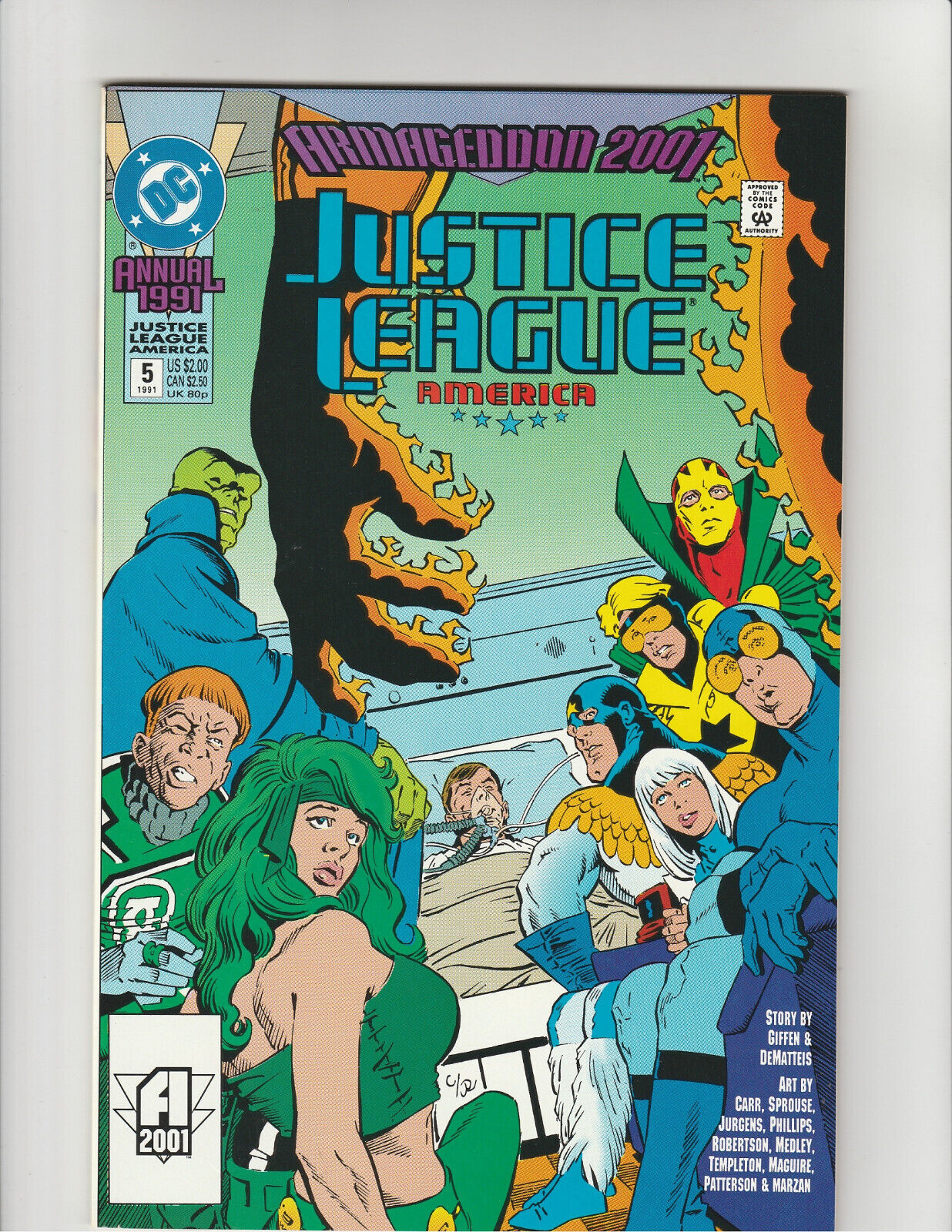 Justice League America Annual #5 1991 DC Comics Comic Book (9.0) Very Fine/NM