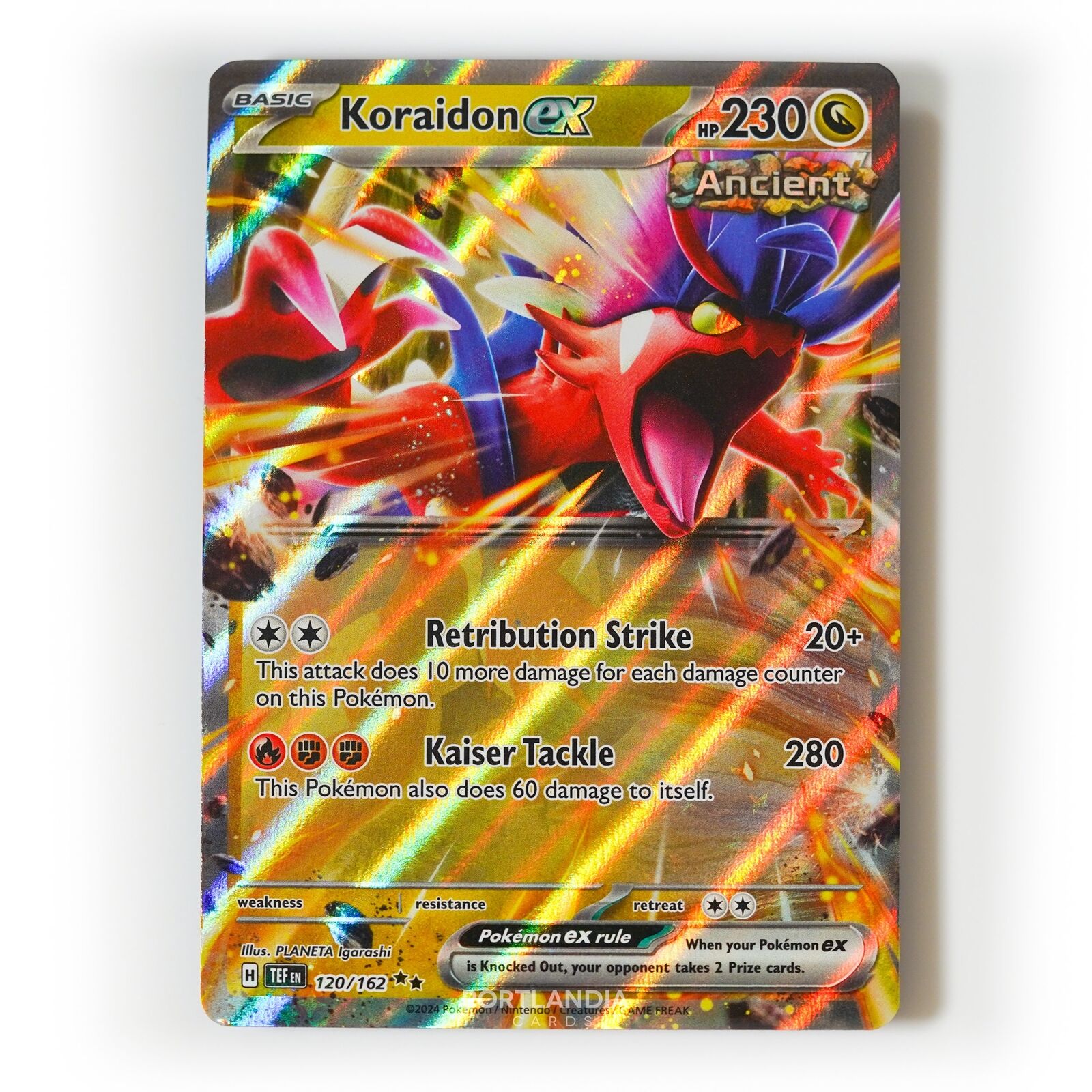 Pokemon - Koraidon ex - 120/162 - SV Temporal Forces - Half Art Card