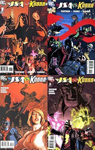 JSA vs Kobra: Engines Of Faith #1-4 (2009-2010) DC Comics - 4 Comics
