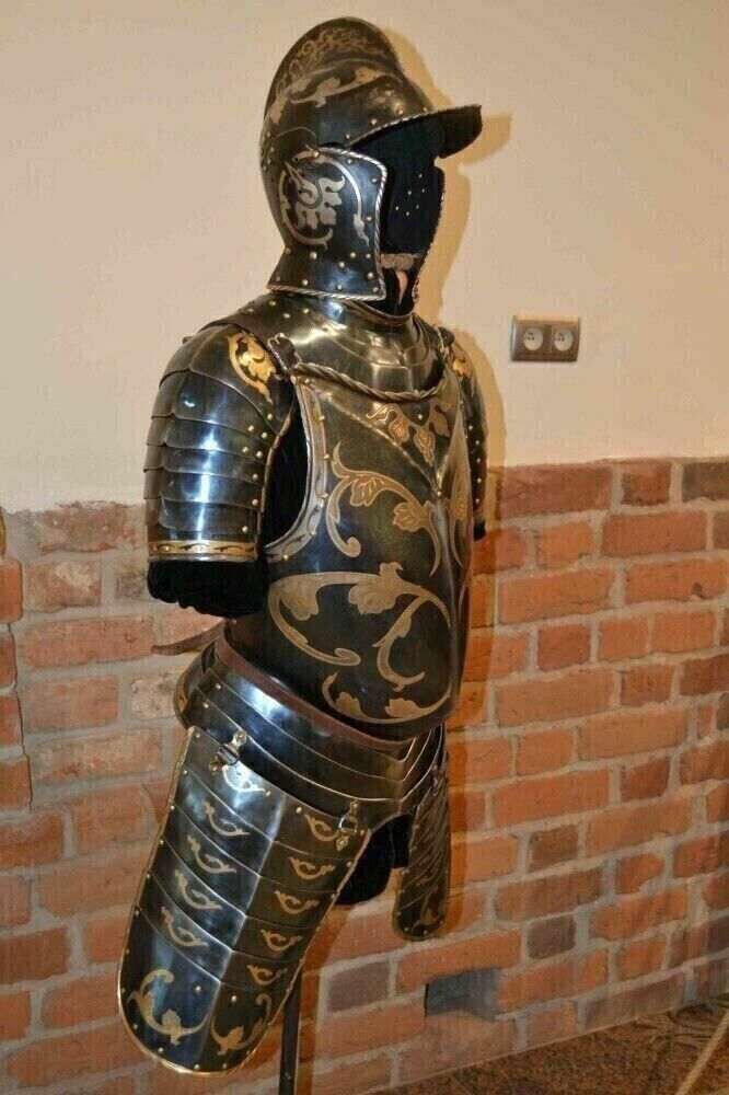 Half Body Armor Suit medieval knight ARMOUR French Cuirassier