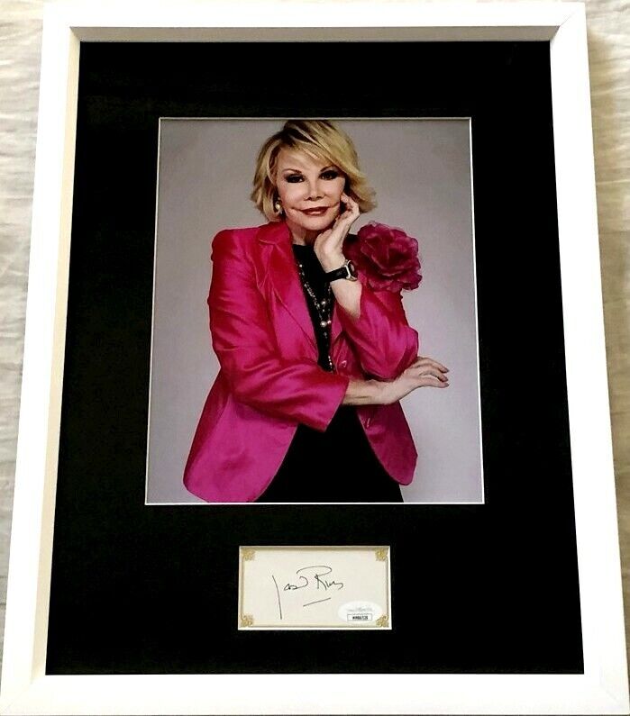 Joan Rivers autographed signed autograph matted & framed 8x10 portrait photo JSA