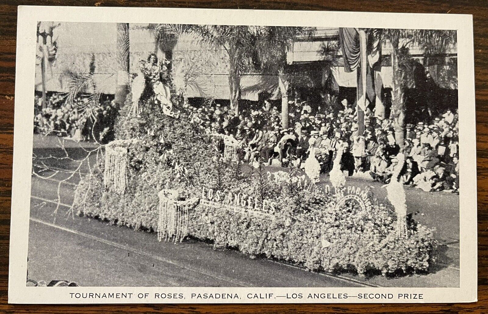 1935 Tournament of Roses Parade, Pasadena, Calif. Vintage Postcard