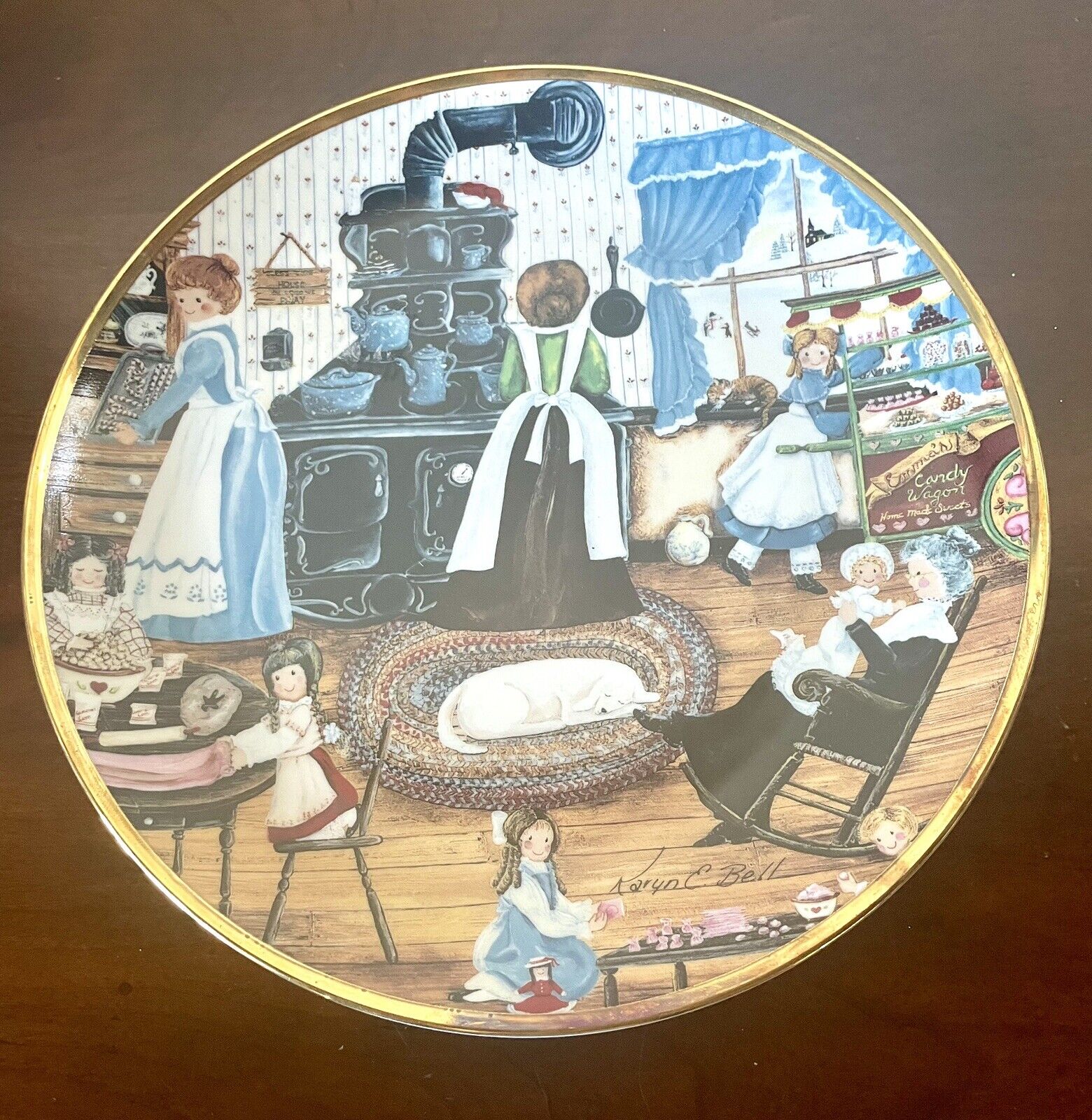 Franklin Mint Collectors Plate ~Homemade Sweets by Karyn E. Bell Limited #C2607