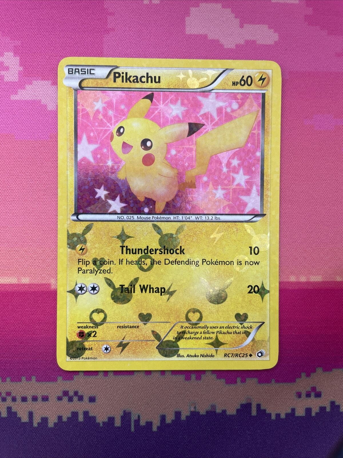 Pokemon Card Pikachu RC7/RC25 Legendary Treasures Radiant Collection Holo NM