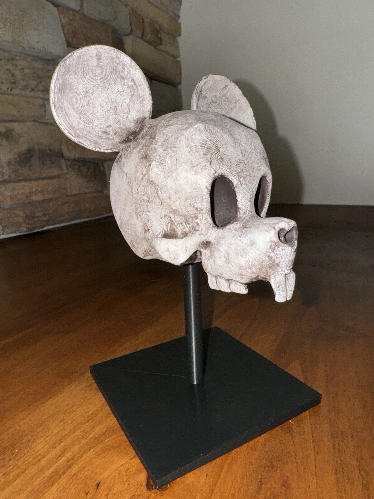 Mickey Mouse Skull Statue