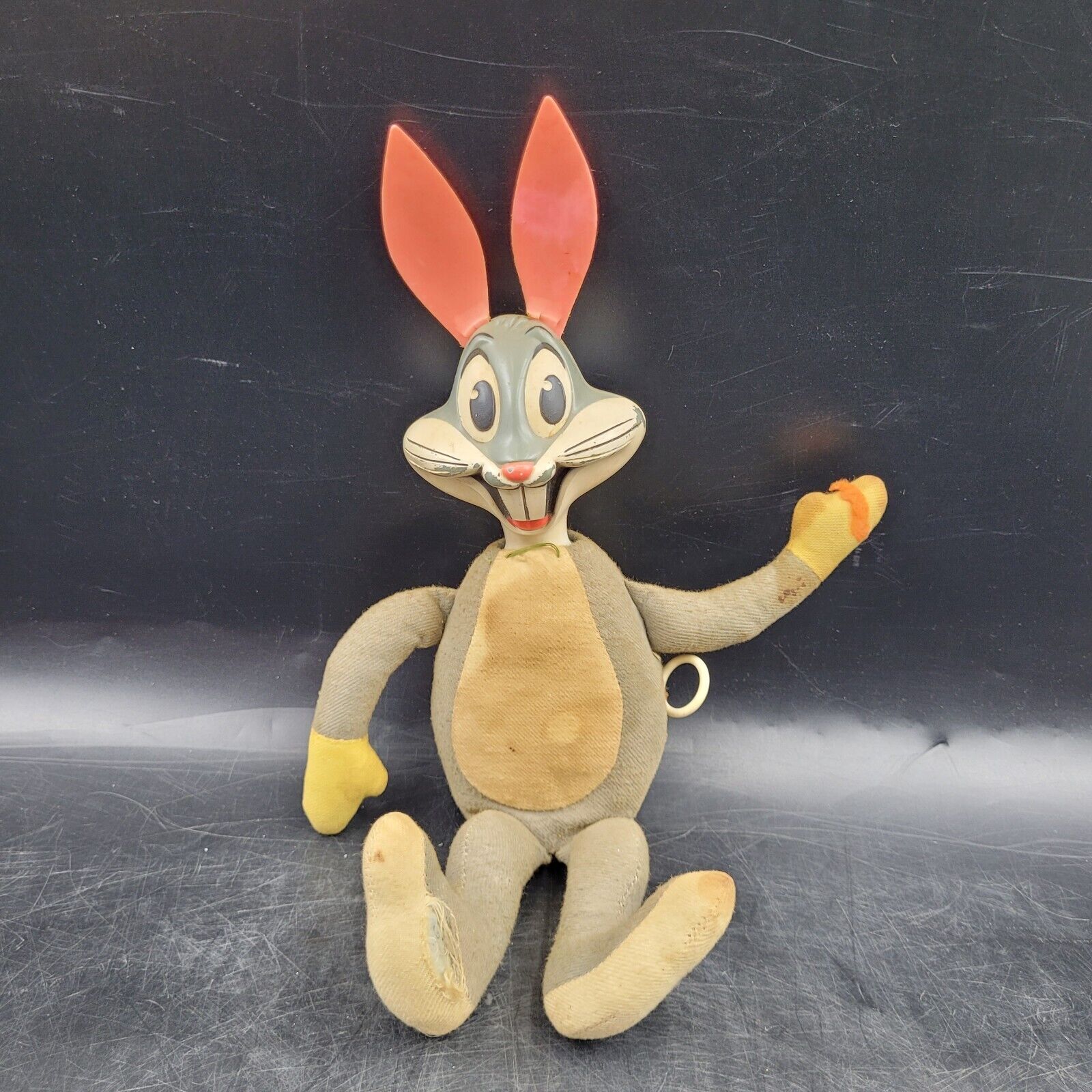 Vintage 1971 Bugs Bunny Pull String Mattel Plush Doll **Tested**Works**