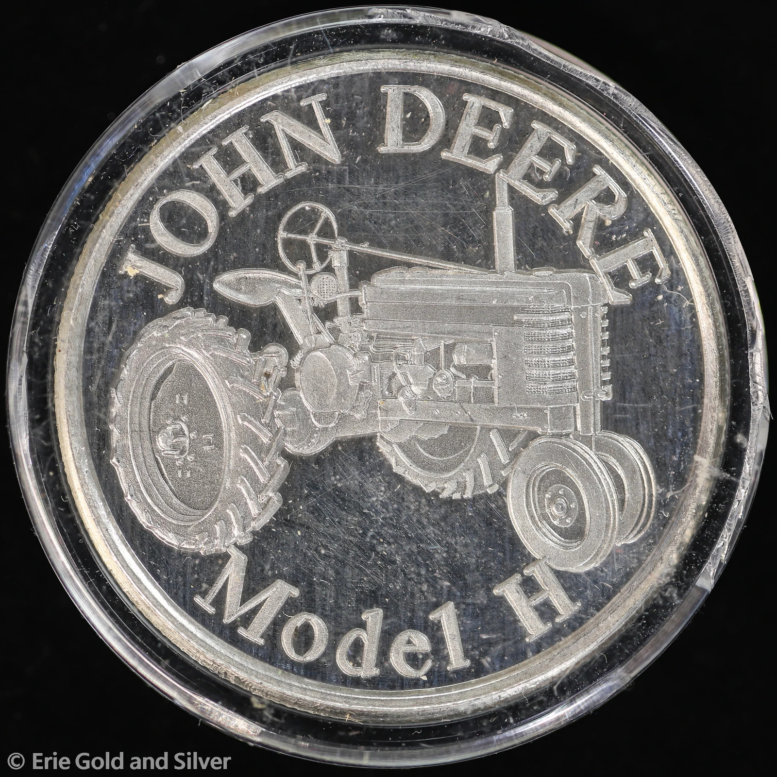 John Deere Model H Tractor 1 oz .999 Silver Round