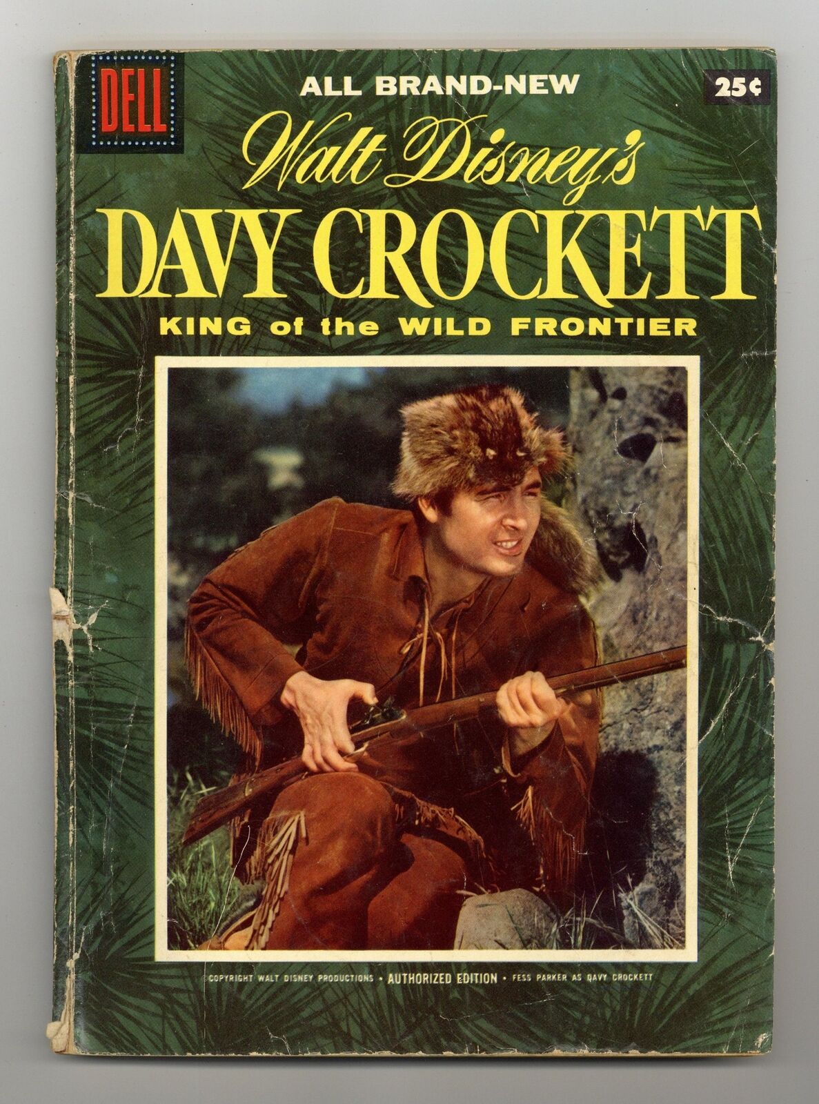 Dell Giant Davy Crockett King of the Wild Frontier #1 GD 2.0 1955