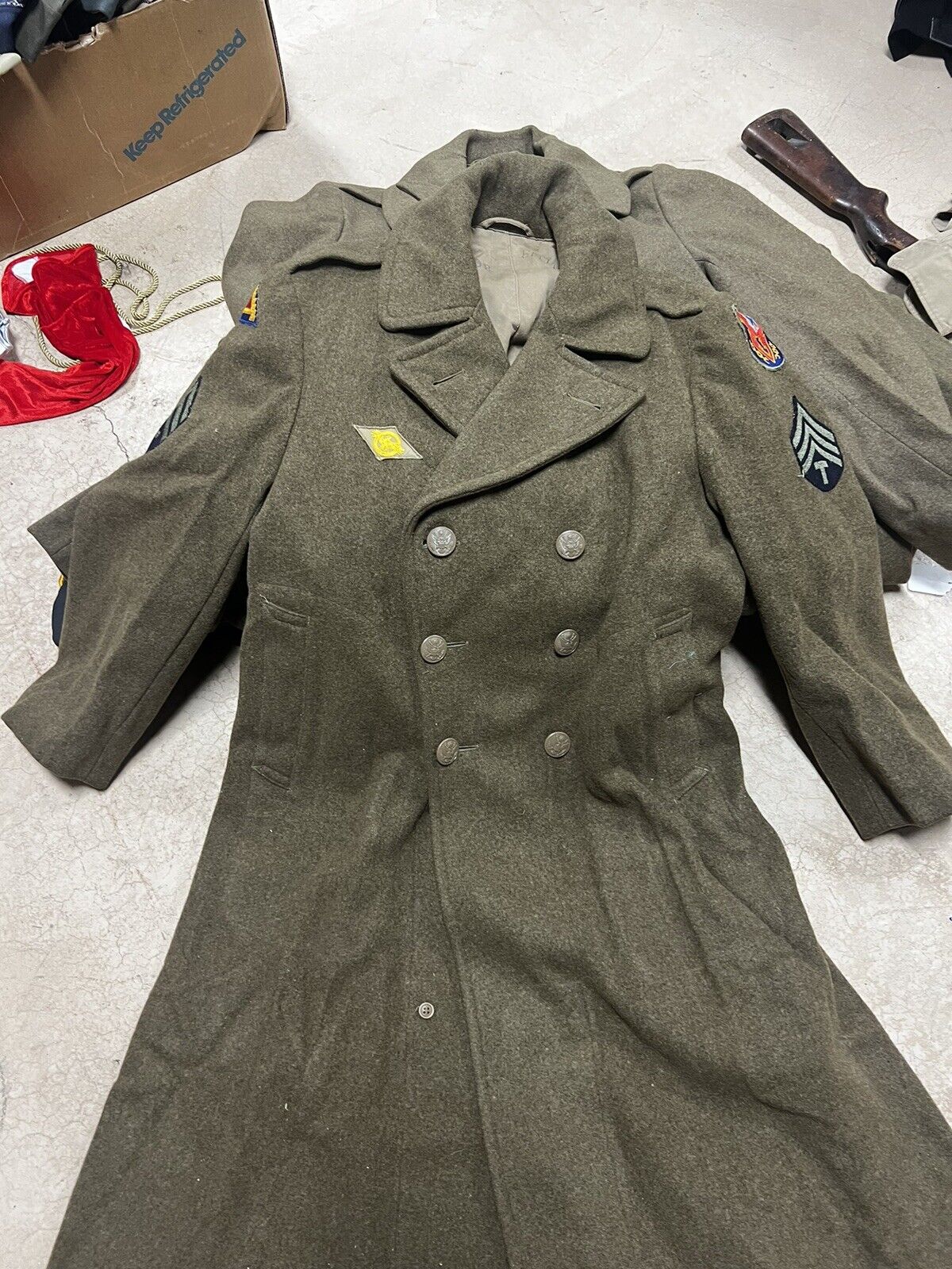 1940s-50s Us Overcoat One Per Purchase